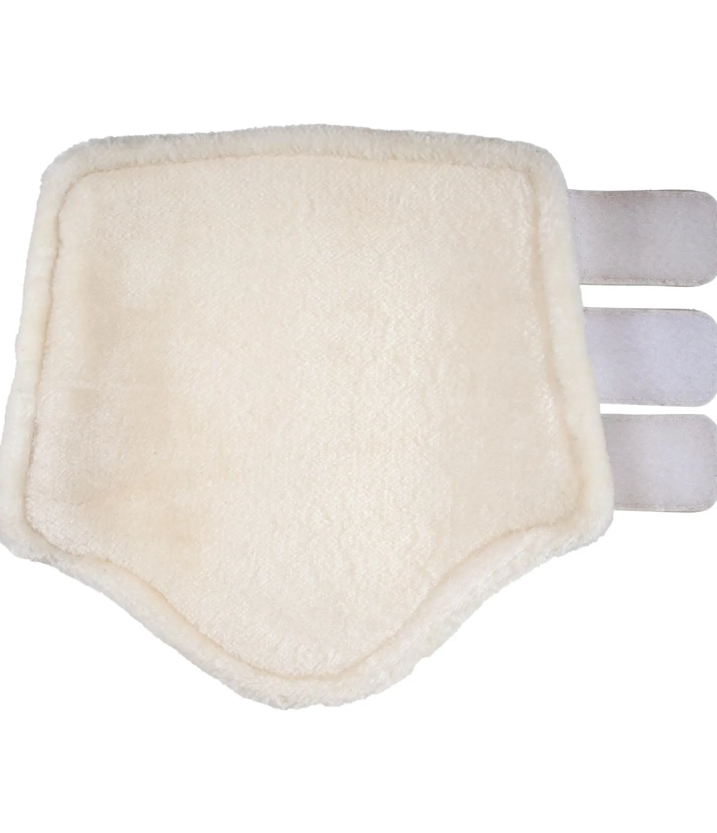 SHOWMASTER Guêtres de dressage postérieures en polaire Teddy blanc Best