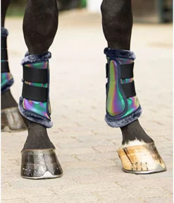 STEEDS Guêtres réfléchissantes Holographic, antérieurs rainbow Best