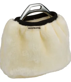 SHOWMASTER Housses d'étriers en polaire Teddy nature Discount