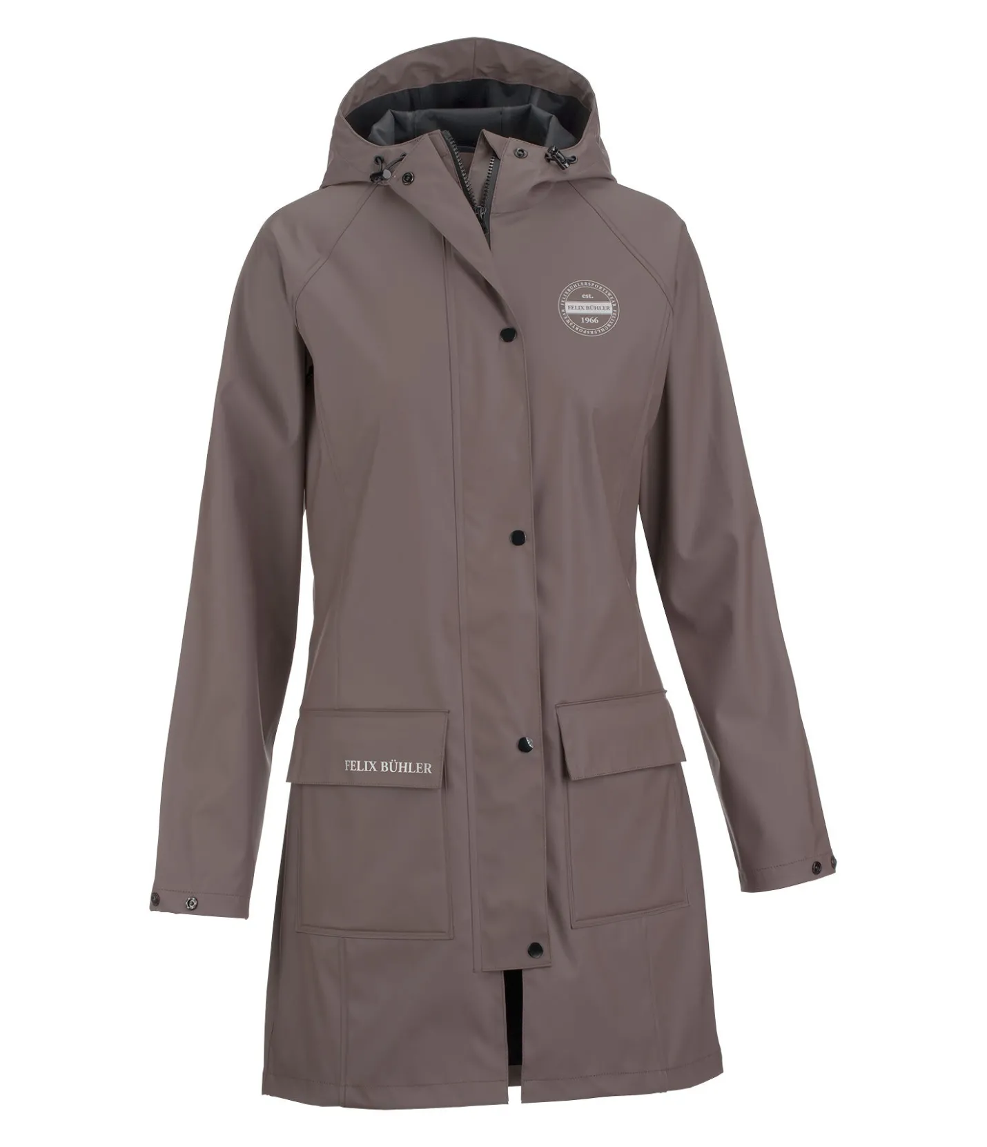 Felix Bühler Imperméable à capuche Amy noix Discount