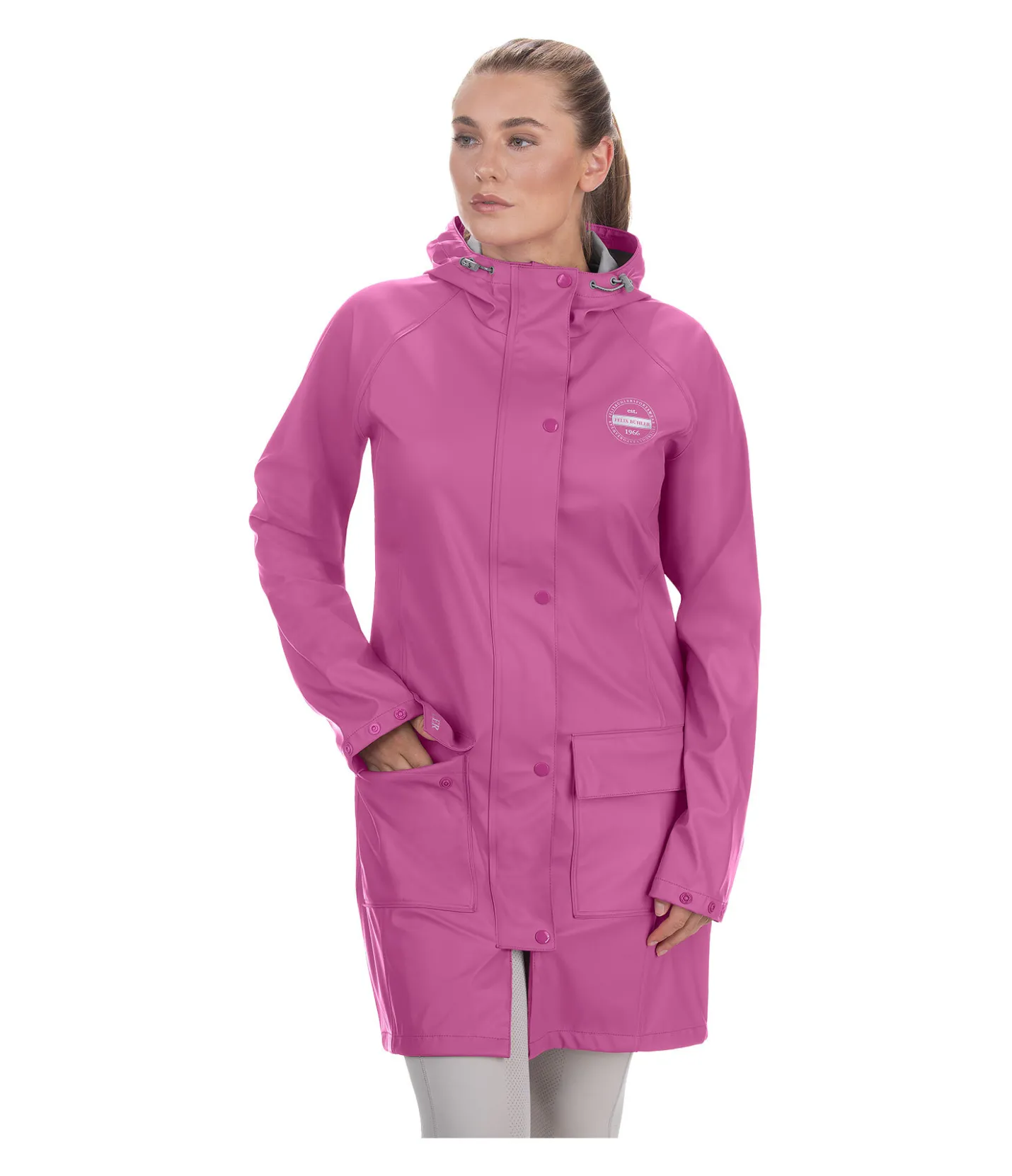 Felix Bühler Imperméable à capuche Amy rose-fuchsia Outlet
