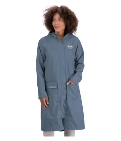 Felix Bühler Imperméable à capuche Frieda bleu fumée Outlet