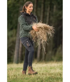 TWIN OAKS Jeans de randonnée avec fond intégral en matière synthétique Aspen anthracite Outlet