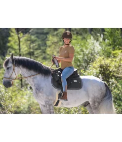 TWIN OAKS Jeans de randonnée avec fond intégral en matière synthétique Aspen denim
