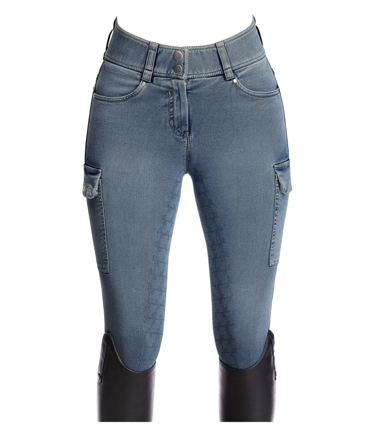 Felix Bühler Jeans d'équitation grip taille haute Laura denim Clearance