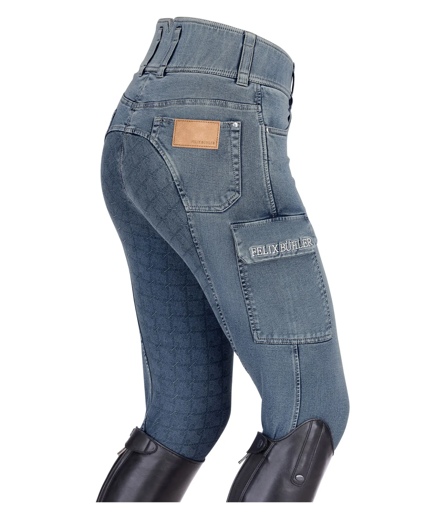 Felix Bühler Jeans d'équitation grip taille haute Laura denim Clearance