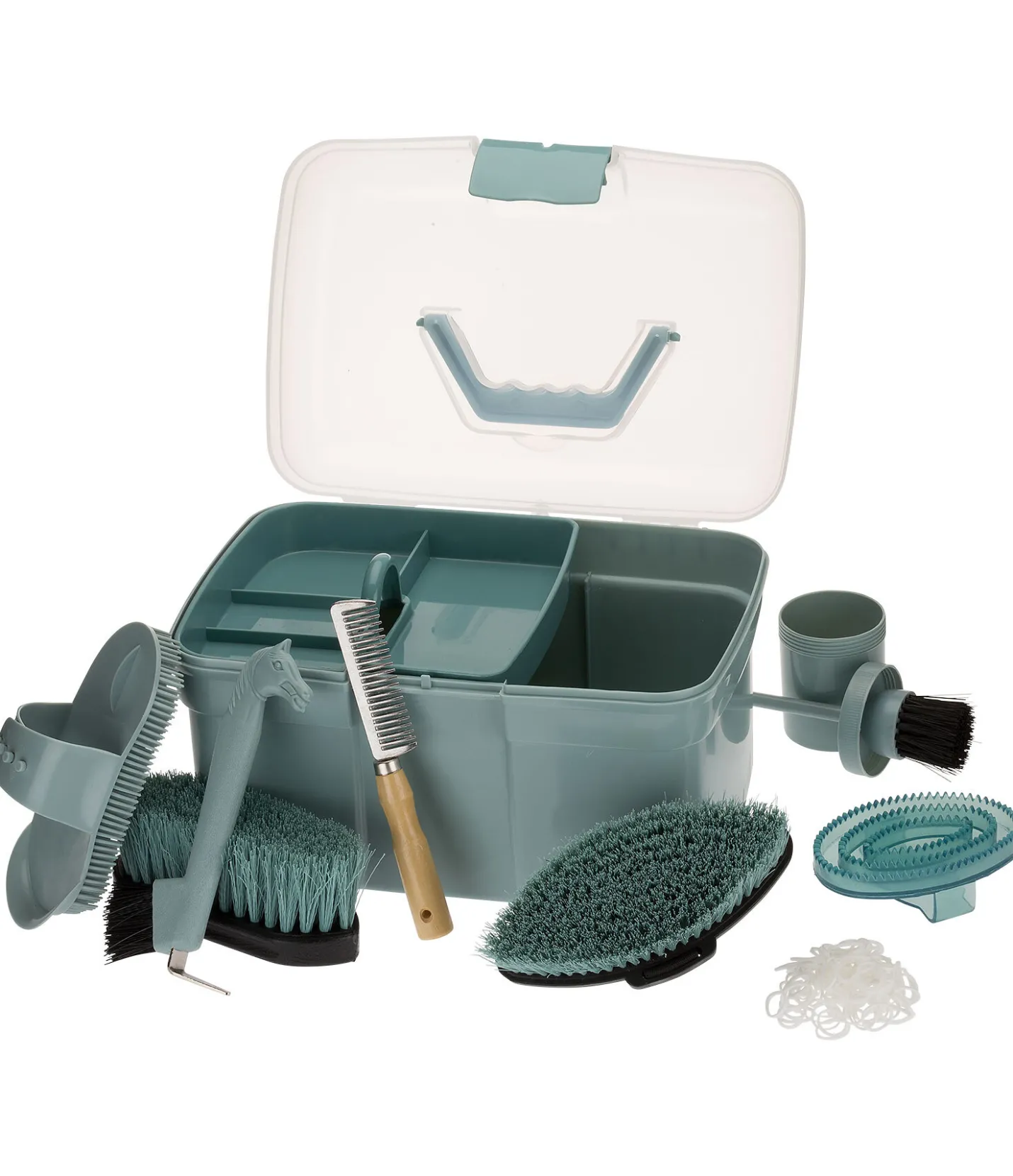 SHOWMASTER Kit de pansage Oslo avec contenu vert océan Outlet