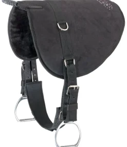 SHOWMASTER Kit pad d'équitation enfant Coeurs noir/noir Discount