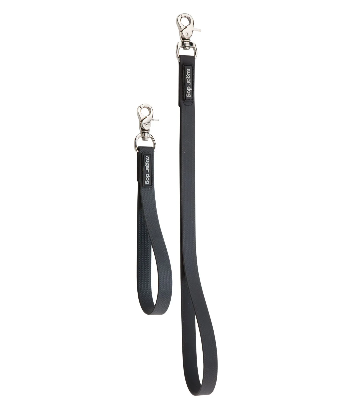 sugar dog Laisse courte pour chien Waterpoof noir New