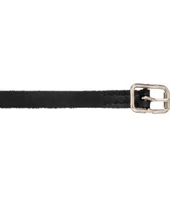 SHOWMASTER Lanières d'éperons en cuir noir Online