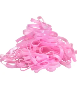 SHOWMASTER Élastiques larges pour crins pink New