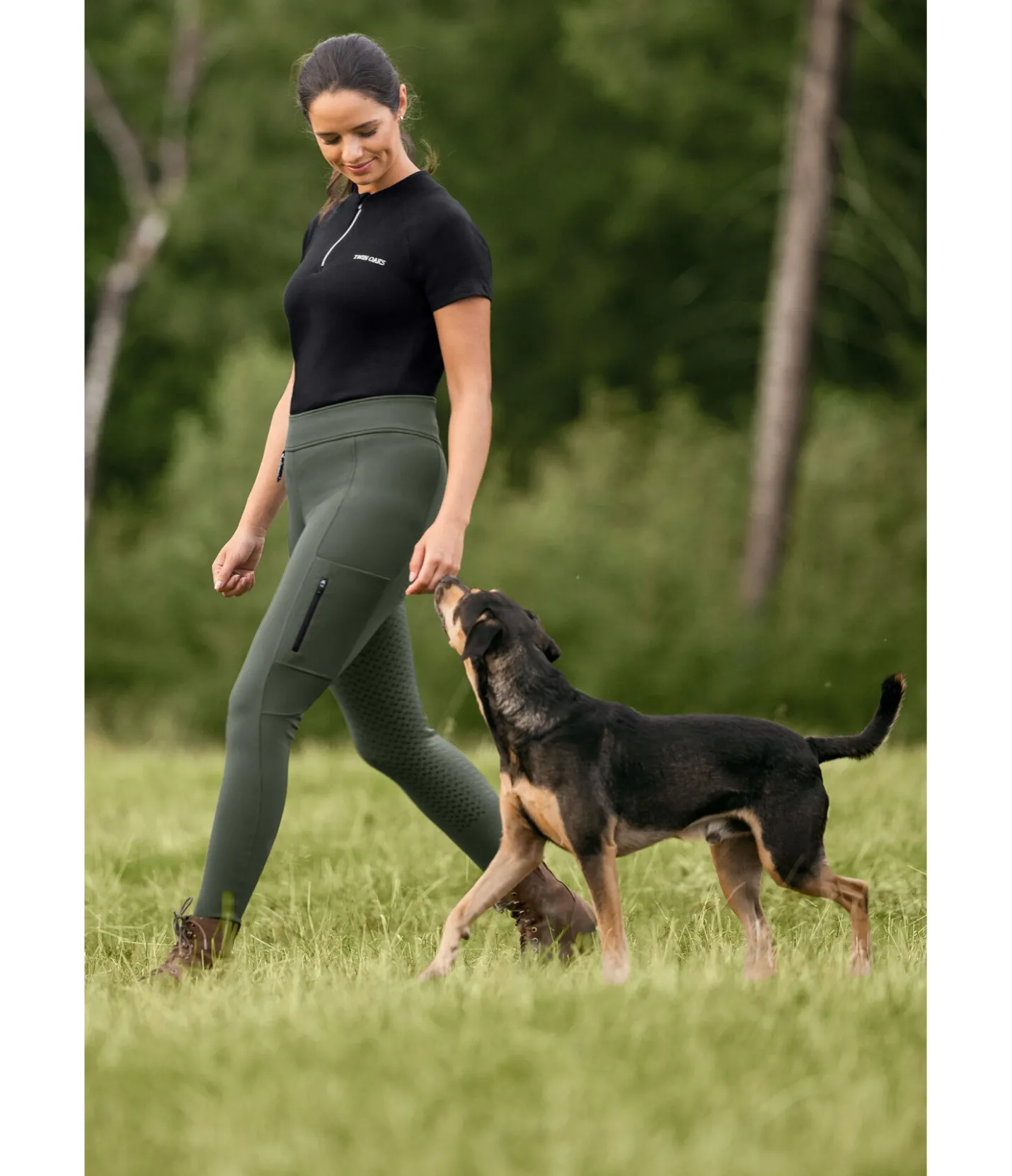 TWIN OAKS Legging de randonnée grip Fundy Bay forêt Outlet