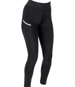 Equilibre Legging d'équitation à basanes grip Dana noir Discount