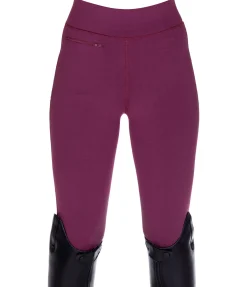 Equilibre Legging d'équitation à basanes grip enfant Casey wild berry Outlet