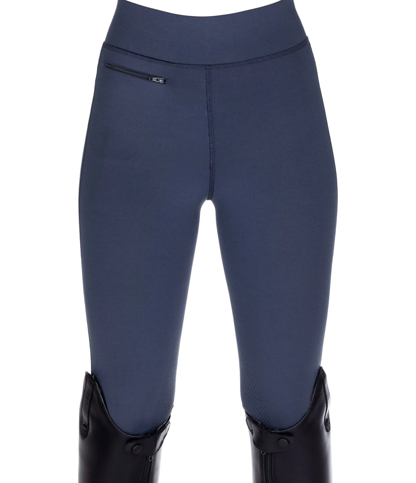 Equilibre Legging d'équitation à basanes grip enfant Casey denim foncé Hot