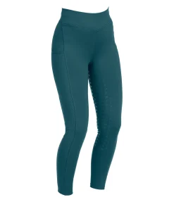 Felix Bühler Legging d'équitation à fond intégral grip enfant Laser Cut vert tropical Outlet