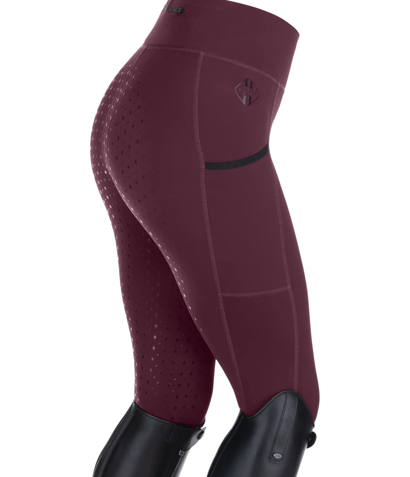 Felix Bühler Legging d'équitation à fond intégral Grip Anneke prune Outlet