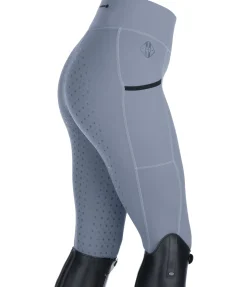 Felix Bühler Legging d'équitation à fond intégral Grip Anneke bleu fumée Hot
