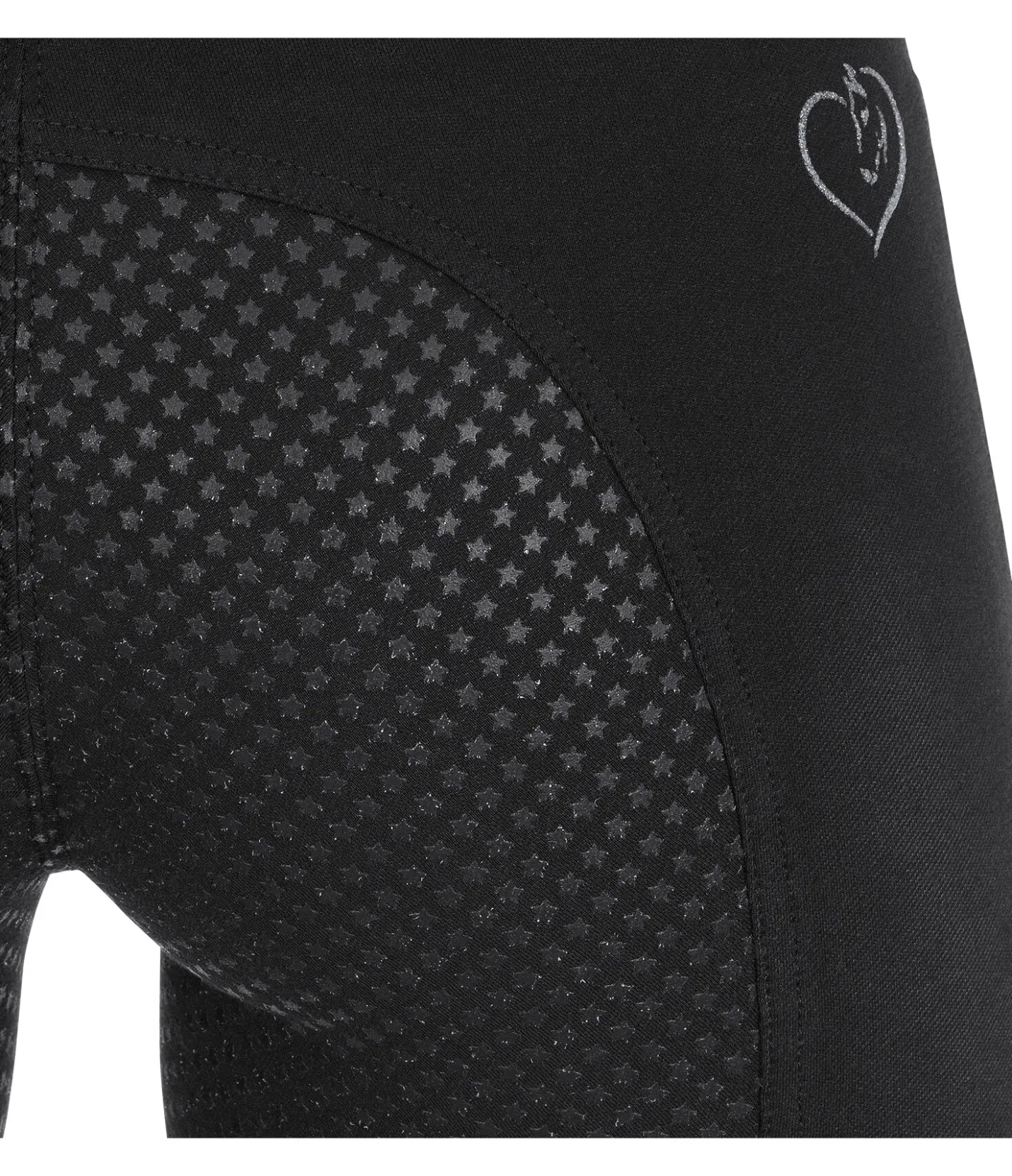 Equilibre Legging d'équitation à fond intégral grip enfant Nivia II noir