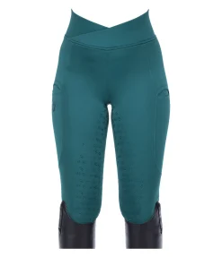 Felix Bühler Legging d'équitation à fond intégral grip enfant Tine vert tropical New