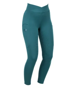Felix Bühler Legging d'équitation à fond intégral grip enfant Tine vert tropical New