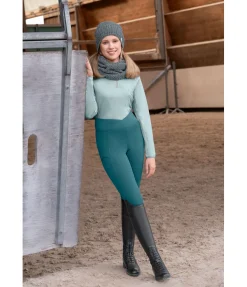 Felix Bühler Legging d'équitation à fond intégral grip enfant Tine vert tropical New