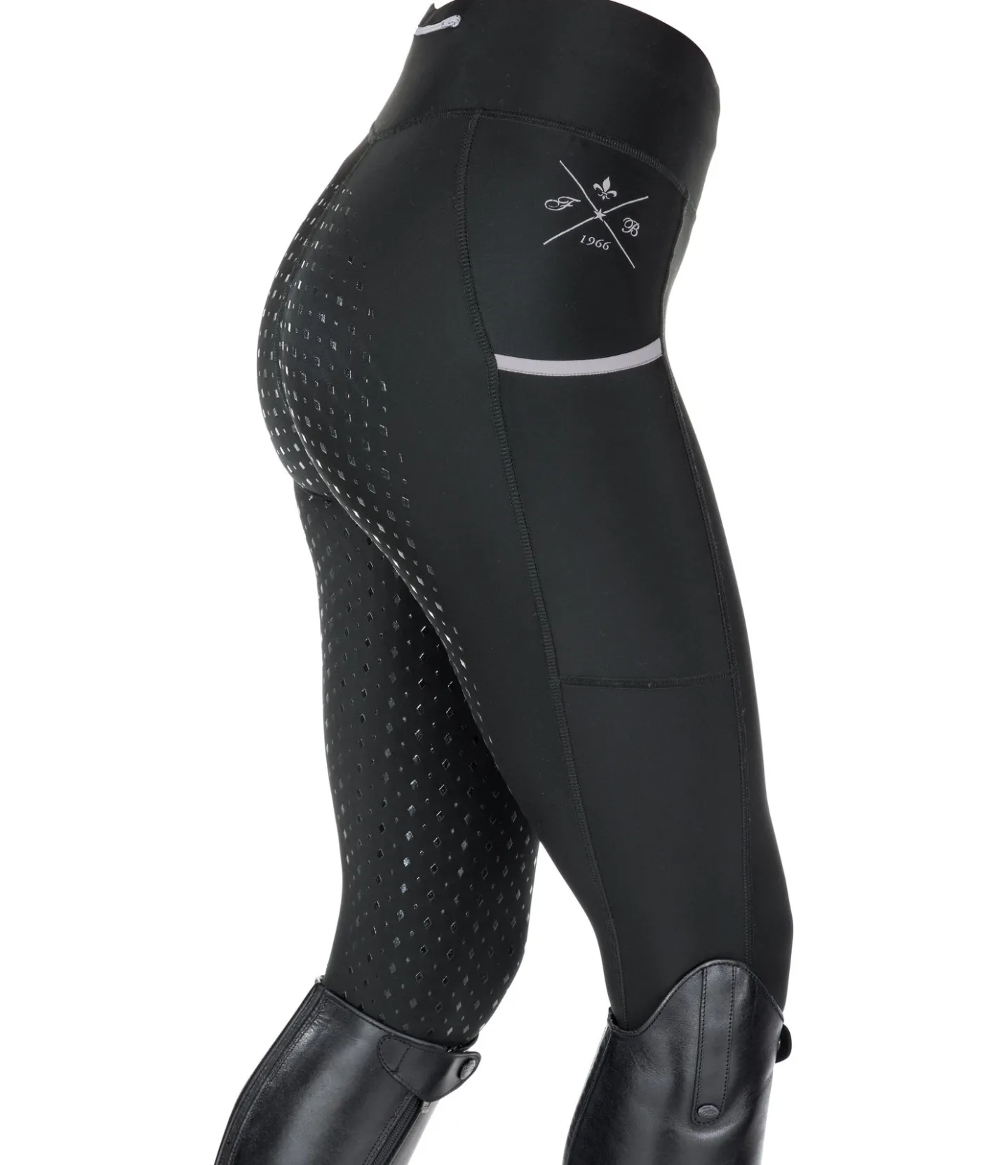 Felix Bühler Legging d'équitation à fond intégral grip Liliana II noir