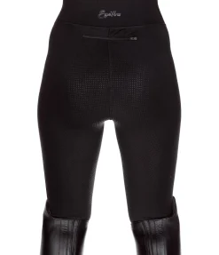 Equilibre Legging d'équitation à fond intégral grip enfant Jona noir Discount