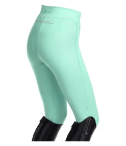 Equilibre Legging d'équitation à fond intégral grip enfant Jona aqua menthe Discount