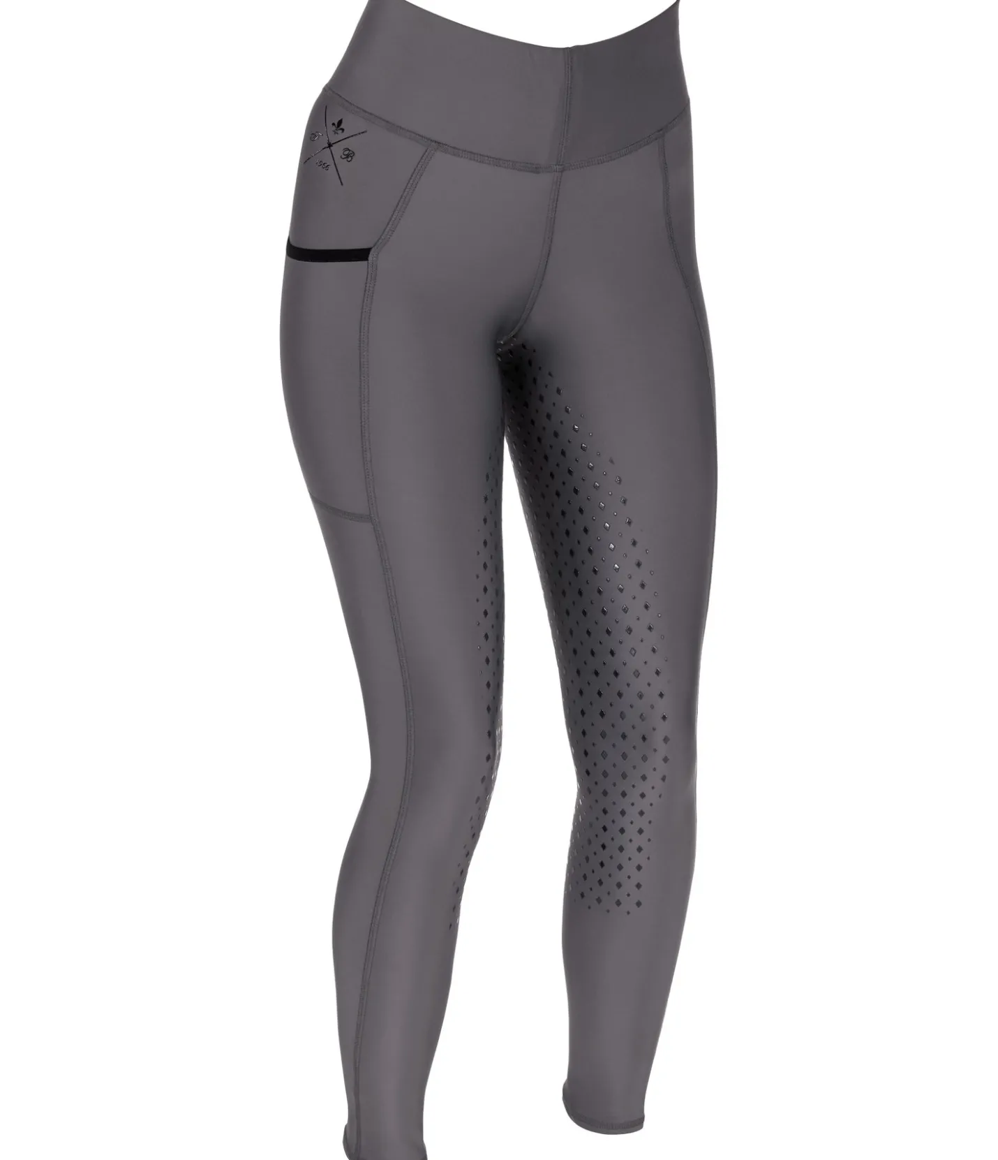 Felix Bühler Legging d'équitation à fond intégral grip Liliana II carbone Clearance