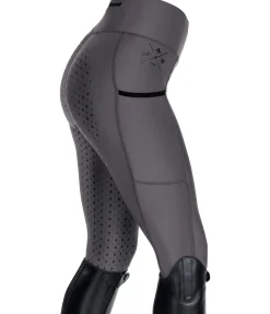 Felix Bühler Legging d'équitation à fond intégral grip Liliana II carbone Clearance