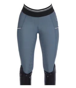 Felix Bühler Legging d'équitation à fond intégral Grip Maileen bleu fumée New