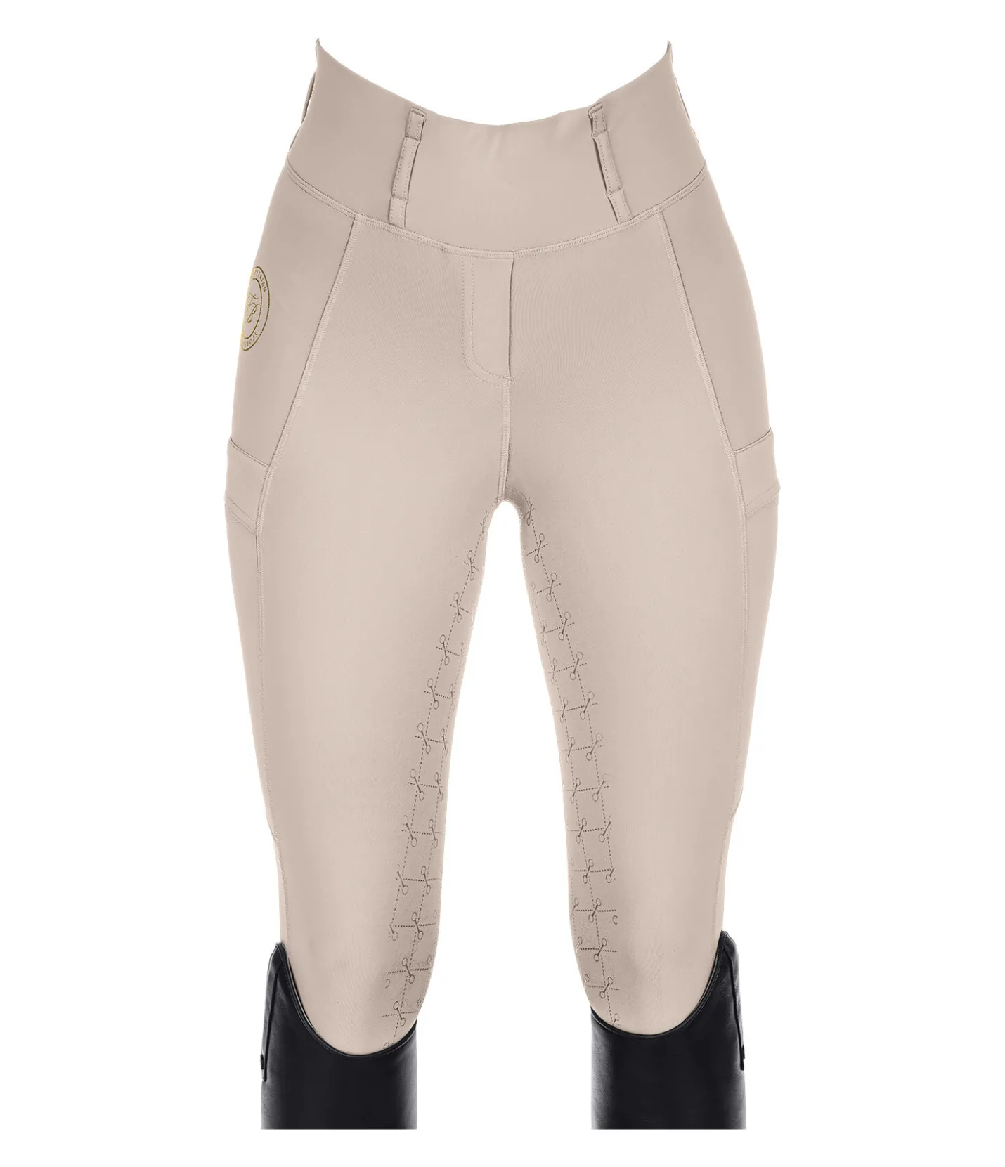 Felix Bühler Legging d'équitation à fond intégral grip Feline champagne Outlet