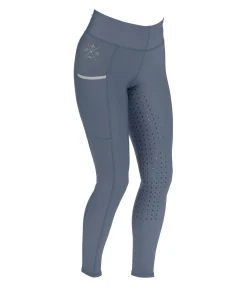 Felix Bühler Legging d'équitation à fond intégral grip Liliana II bleu fumée Outlet