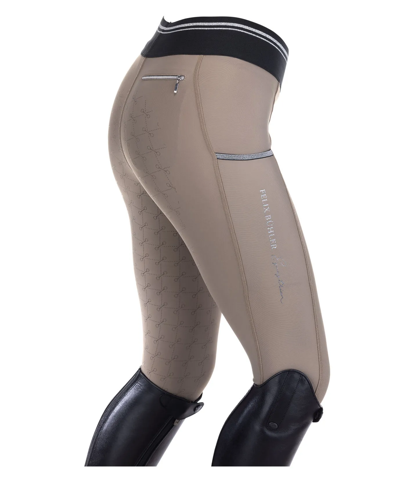 Felix Bühler Legging d'équitation à fond intégral Grip Maileen noisette Outlet