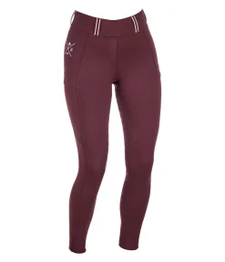 Felix Bühler Legging d'équitation à fond intégral grip Malena acajou Best
