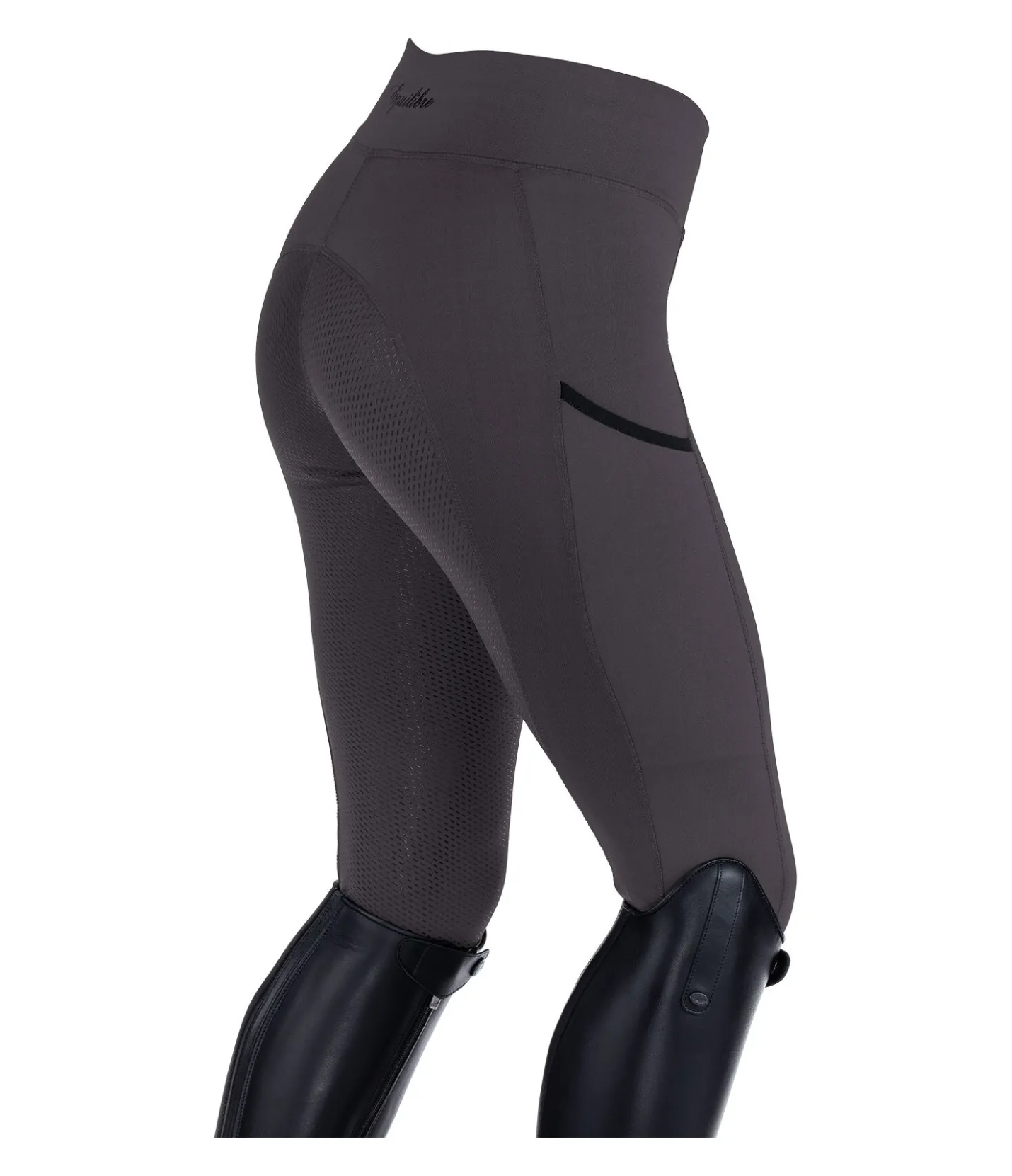 Equilibre Legging d'équitation à fond intégral grip Nahla carbone Best