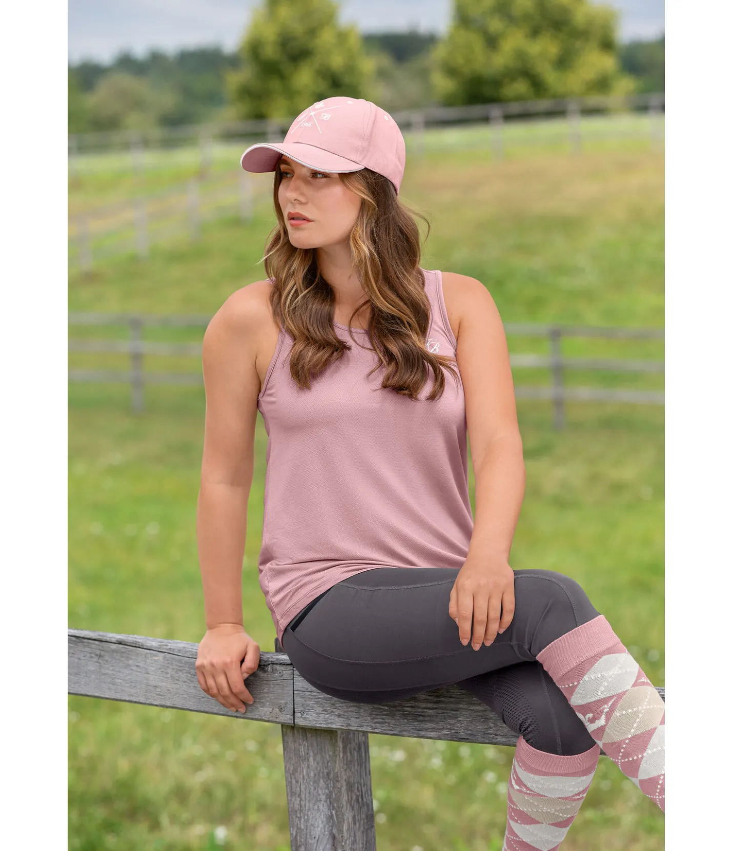 Equilibre Legging d'équitation à fond intégral grip Nahla carbone Best