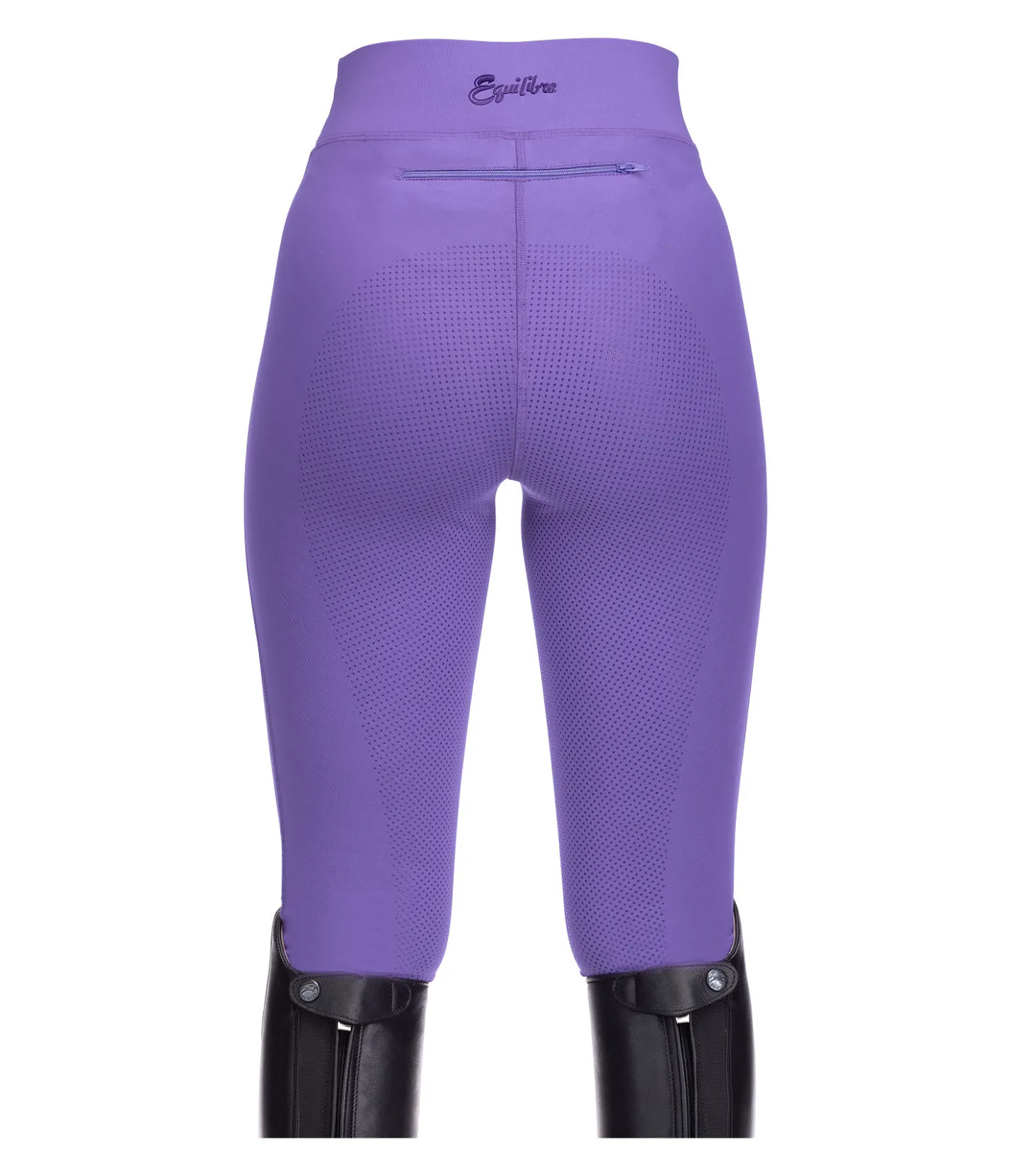 Equilibre Legging d'équitation à fond intégral grip enfant Jona améthyste lumineuse Sale