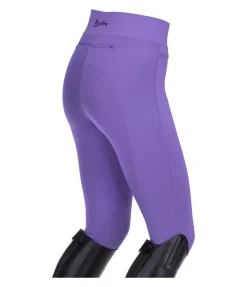 Equilibre Legging d'équitation à fond intégral grip enfant Jona améthyste lumineuse Sale