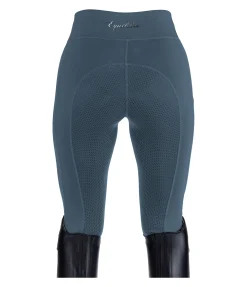 Equilibre Legging d'équitation à fond intégral grip Nahla bleu dauphin Hot