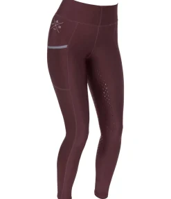 Felix Bühler Legging d'équitation à fond intégral grip Liliana II acajou Outlet