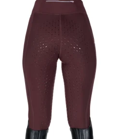 Felix Bühler Legging d'équitation à fond intégral grip Liliana II acajou Outlet