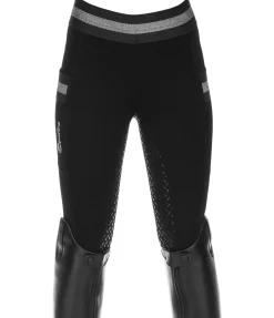 Equilibre Legging d'équitation à fond intégral grip enfant Aurelie noir Sale