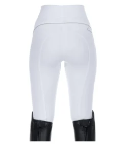 Equilibre Legging d'équitation à fond intégral grip enfant Elija X blanc Hot