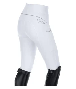Equilibre Legging d'équitation à fond intégral grip enfant Elija X blanc Hot