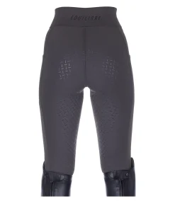 Equilibre Legging d'équitation à fond intégral grip enfant Coralie carbone Outlet