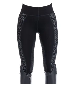 STEEDS Legging d'équitation à grip intégral Holographic noir Clearance