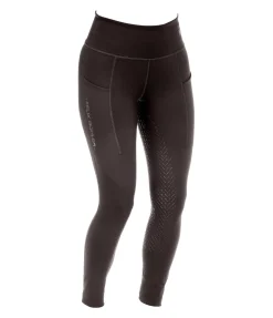 Felix Bühler Legging d'équitation d'hiver avec grip Mabelle chocolat noir New