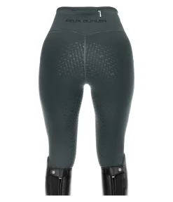 Felix Bühler Legging d'équitation d'hiver avec grip Mabelle thé vert Best